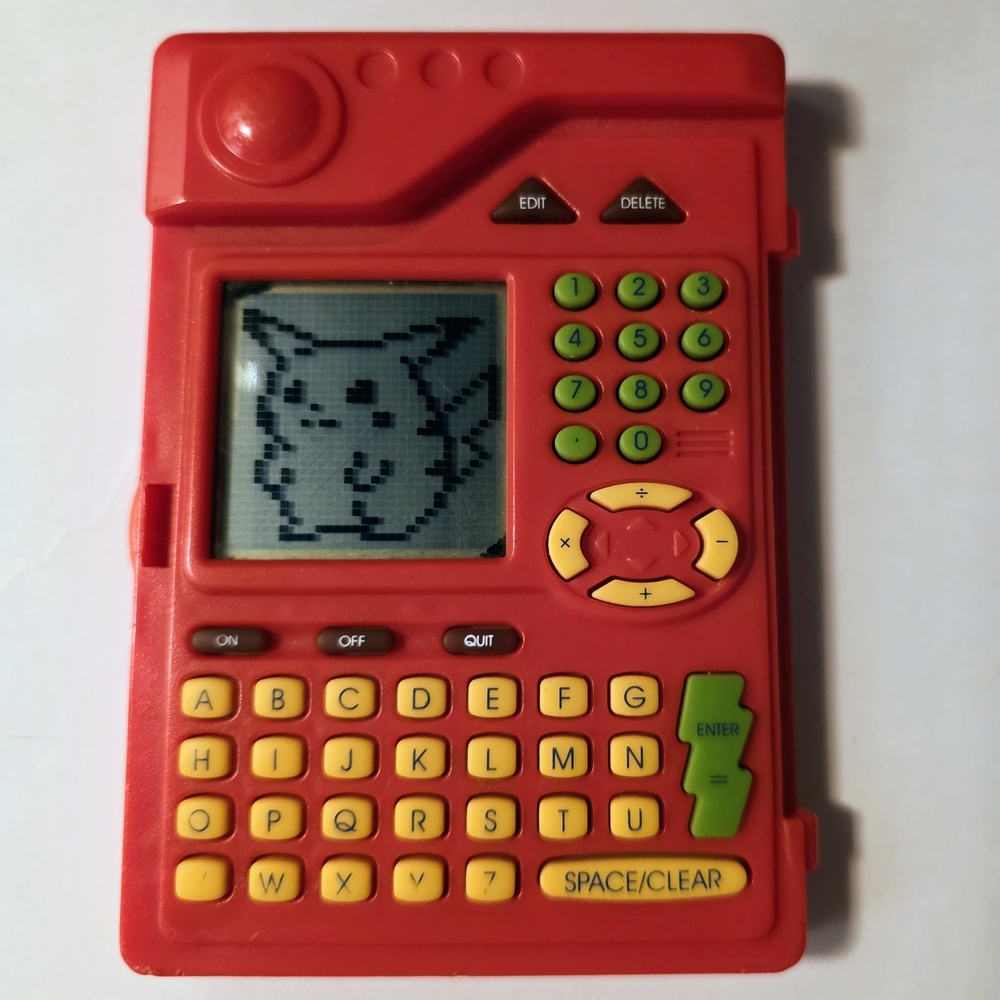 1998 Tiger Pokémon Pokédex Calculator Pikachu